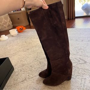 House of Harlow Suede Knee Boots